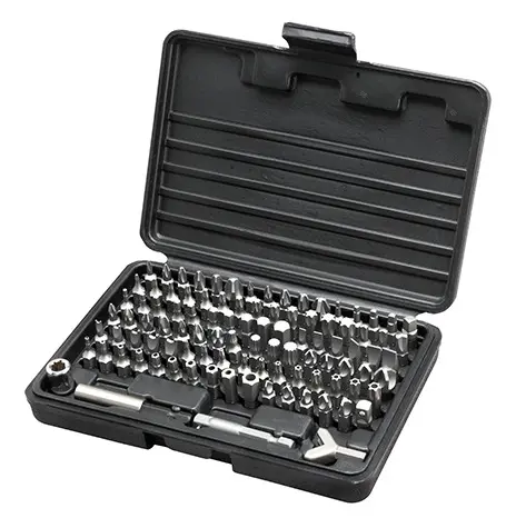 100-Piece Professional Driver Bit Set With Security Torx And Specialty Tips 1