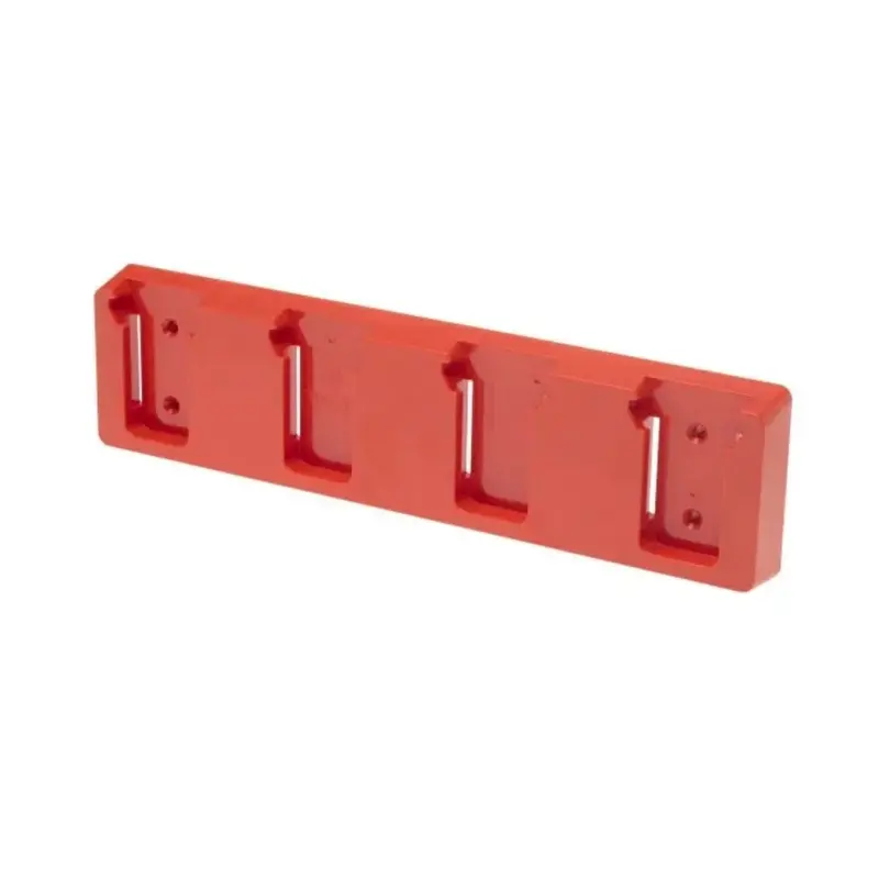 48 Tools Red 4-Position Battery Holder For Milwaukee M18 Batteries 1