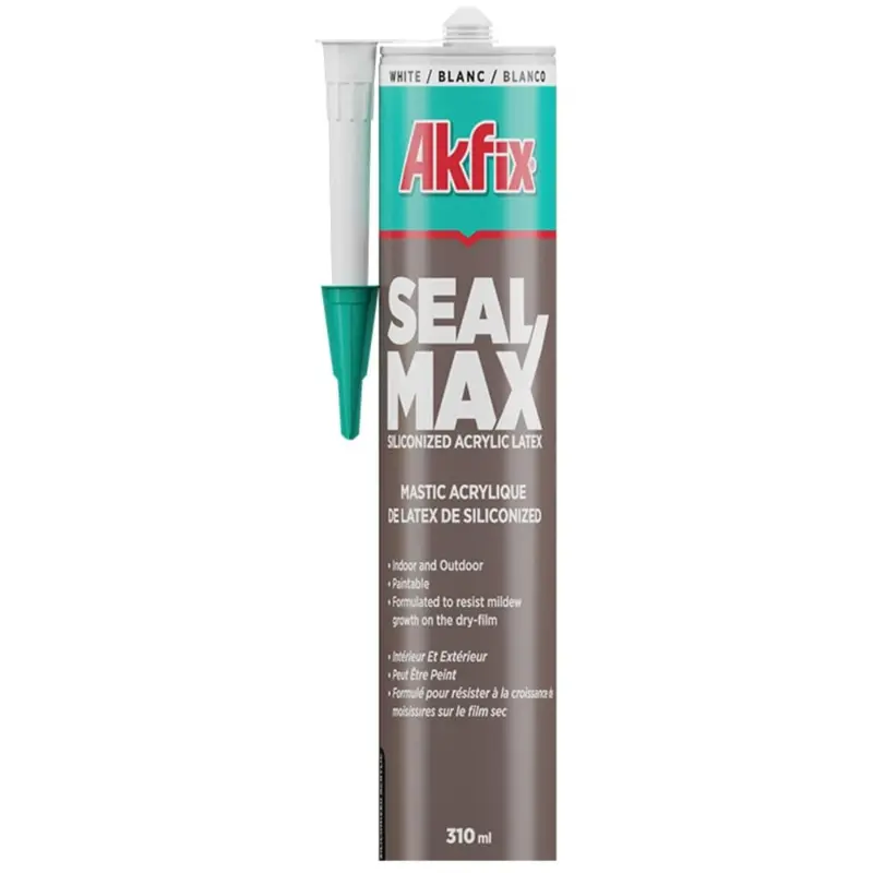 Akfix Seal Max Siliconized Acrylic Latex Sealant – 310 Ml Cartridge 1