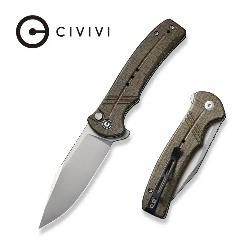 Civivi Cogent Flipper Knife – Stainless Steel Folding Blade With Button Lock Mechanism 2