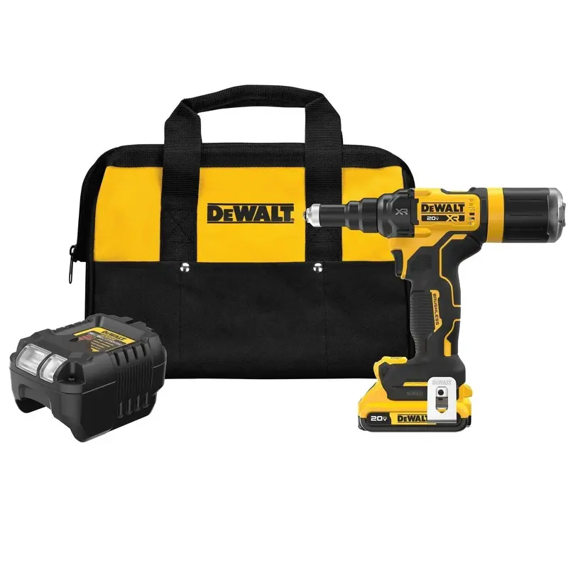 Dewalt Dcf403D1: 20V Max Xr Brushless 3/16-Inch Cordless Rivet Tool Kit 1