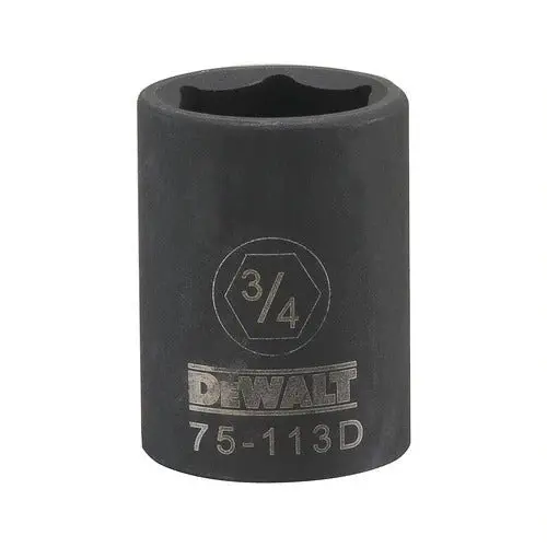 Dewalt Dwmt75113Osp 1/2" Drive 6-Point Impact Socket — 3/4" Sae 1