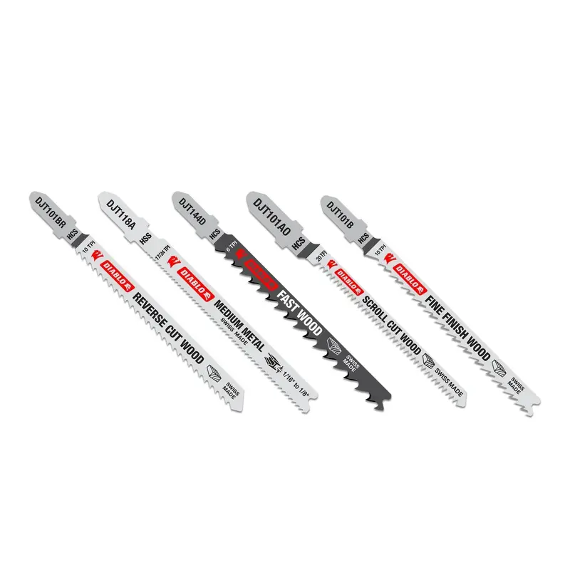 Diablo Djt5S T-Shank Jig Saw Blade Set – 5-Piece Hcs/Hss Combo For Wood And Metal 1