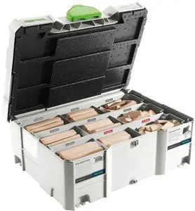 Festool Domino Assortment Set (Sizes 8–10 Mm) – For Df700, Model 498204 1