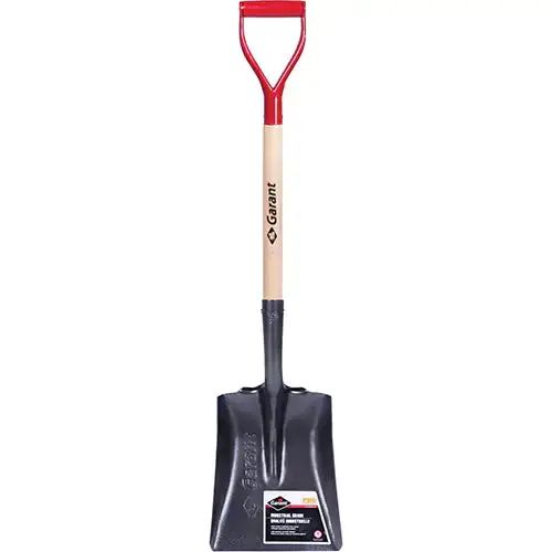 Garant Ghs2D Pro Series Square-Point Shovel – Steel D-Grip, Wooden Handle 1