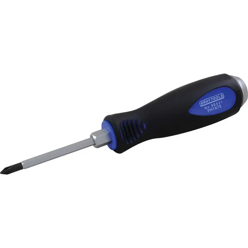 Gray Gt-86432 Heavy-Duty Ph#2 Screwdriver With Comfort Grip 1