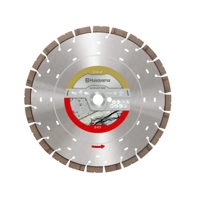 Husqvarna Elite-Cut S45 Exo-Grit Diamond Blade – 14-Inch For Concrete & Masonry 1