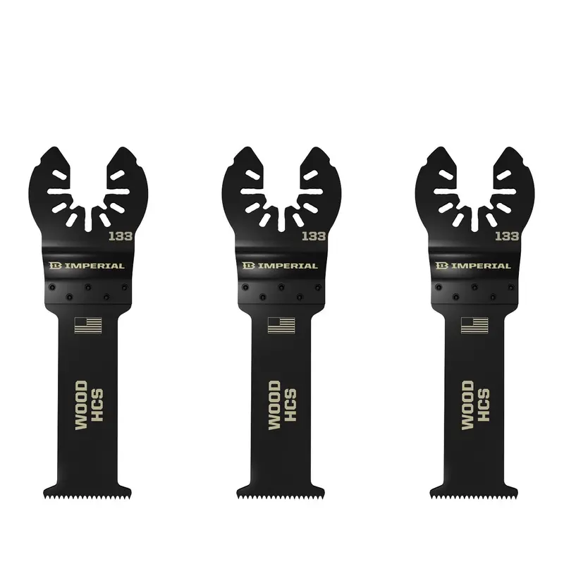 Imperial Blades Iboa133 One Fit 1-1/4" Deep-Cut Wood Hcs Blade (3-Pack) 1