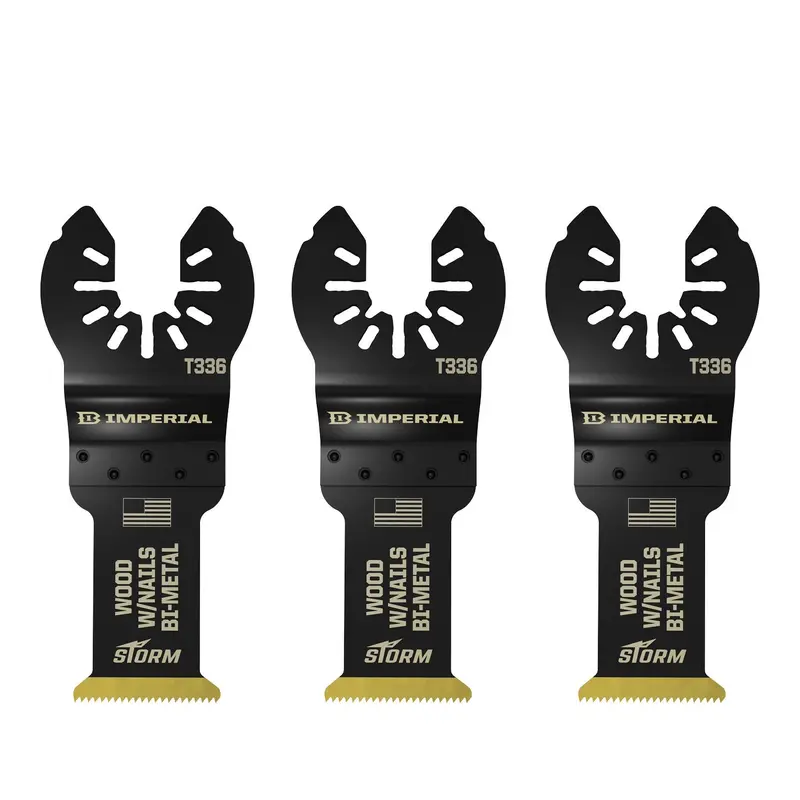 Imperial Blades Iboat336 One Fit 1-1/4" Universal Tin Storm Hcs Blade (3-Pack) 1