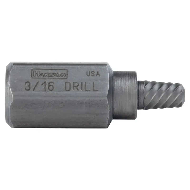 Irwin 53203 3/16-In Hex-Shank Multi-Spline Broken Bolt Extractor Set 1