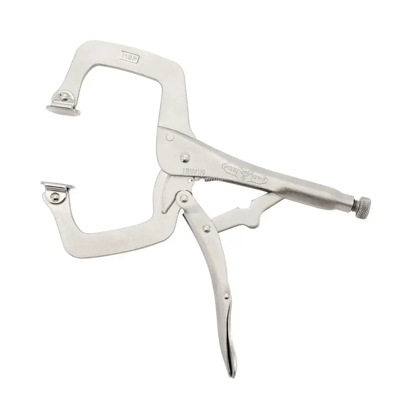 Irwin Vise-Grip 11-Inch Locking C-Clamp With Swivel Pads (Model 20) 1