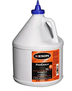 Keson 5 Lb Blue High-Contrast Marking Chalk (Model 105-B) 1