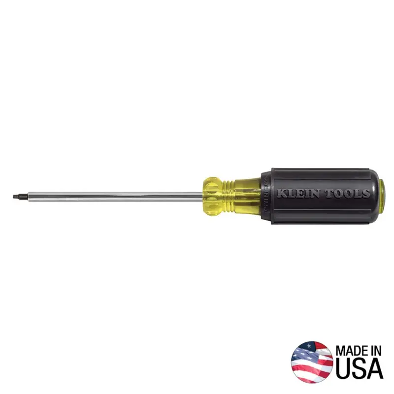 Klein #1 Square-Recess Screwdriver – 4-Inch Shank For Tight Spaces 1