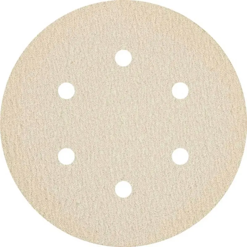 Klingspor 146946 — 6-Inch Hook-And-Loop Sanding Disc, 80 Grit, Type 6H Backing, Pack Of 100 1