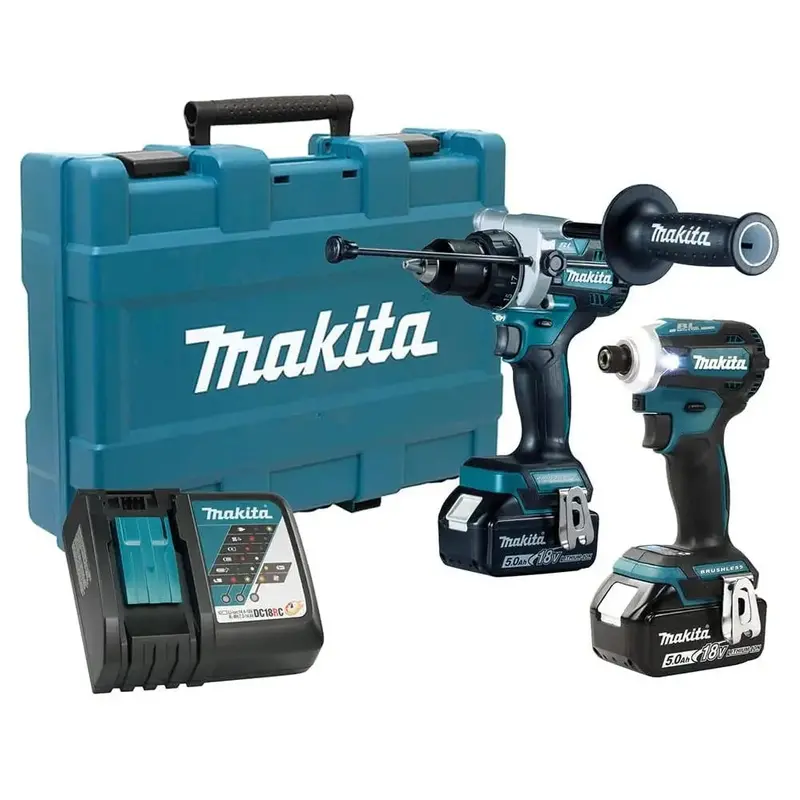 Makita Dlx2411T 18V Lxt Dual-Tool Combo Kit – Includes Two Tools + 5Ah Batteries 1