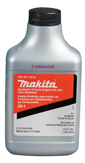Makita T-00739C – 10-Liter Pre-Mixed 2-Stroke Engine Oil (50:1 Ratio) For Outdoor Power Tools 1