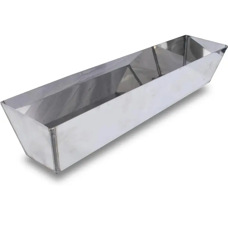Marshalltown 6396 14-Inch Heli-Arc Stainless Steel Drywall Mud Pan 1
