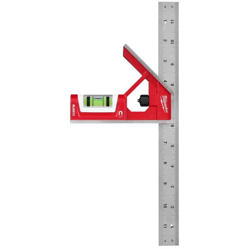 Milwaukee 12-Inch Magnetic Combination Square With Dual-Scale Readings 1