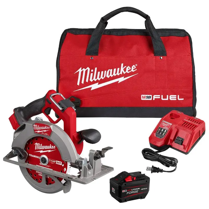 Milwaukee 2834-21Hd M18 Fuel 7-1/4" Circular Saw Kit – Brushless Power With Blade & Battery Included 1