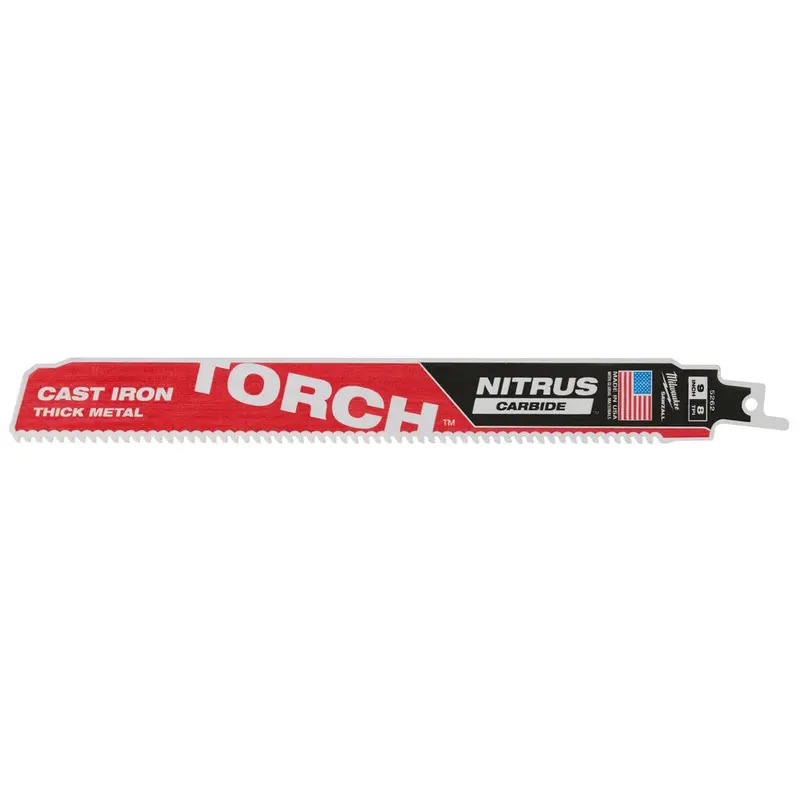 Milwaukee 48-00-5262 Torch™ Cast Iron Saw Blade – 9" × 7 Tpi, Nitrus Carbide Coated (1-Pack) 1