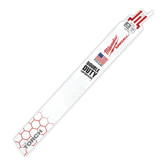 Milwaukee 9-Inch 10 Tpi Torch Sawzall Reciprocating Saw Blades (5-Pack) – Model 48-00-5713 1