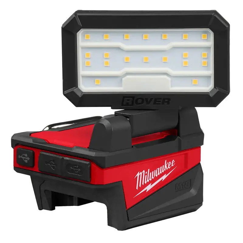Milwaukee M18 Rover Compact Folding Flood Light With Usb Power Bank (2359-20) 1