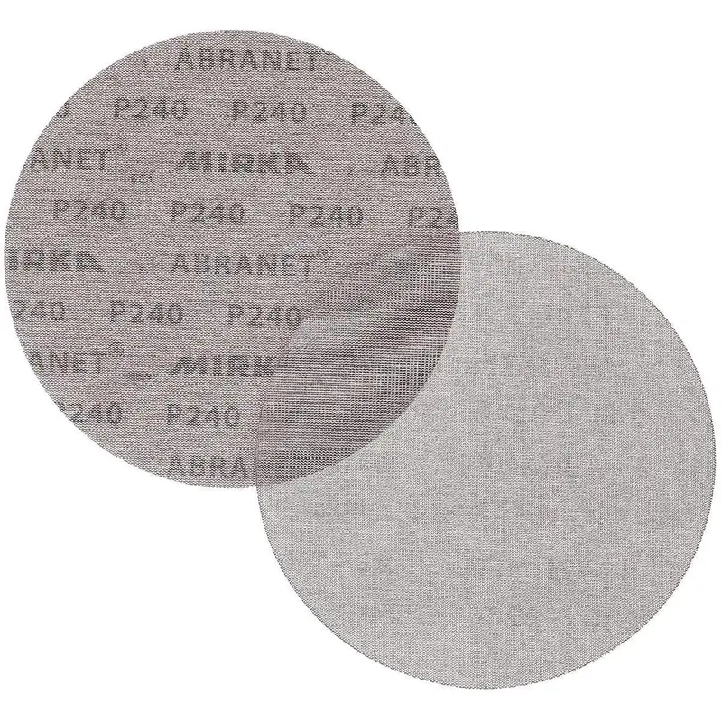 Mirka Abranet 9" Mesh Grip Sanding Discs – 80 Grit, Hook-And-Loop Backing (9A-223-080Rp) 1