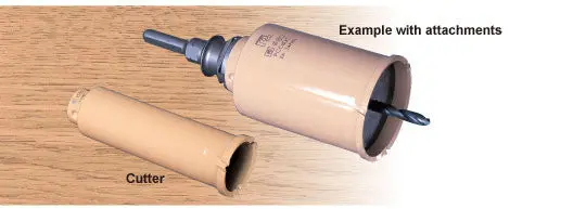 Miyanaga 80Mm Hdpe Core Drill Bit – Pcc80C 1
