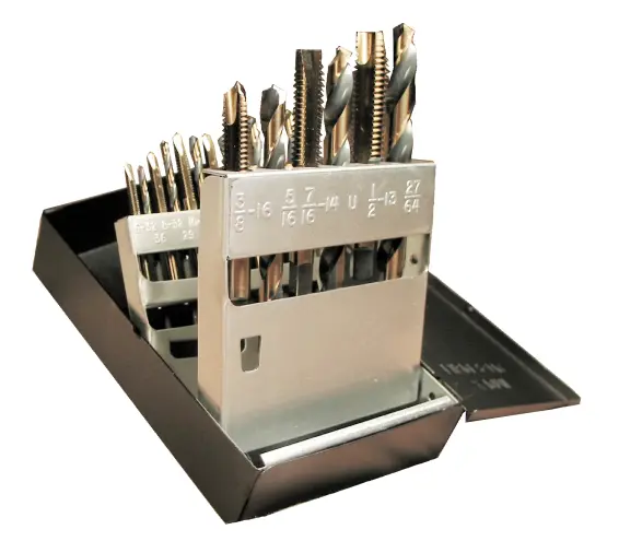 Norseman 18-Piece Precision Tap And Drill Bit Set – Metric & Imperial Assortment 1