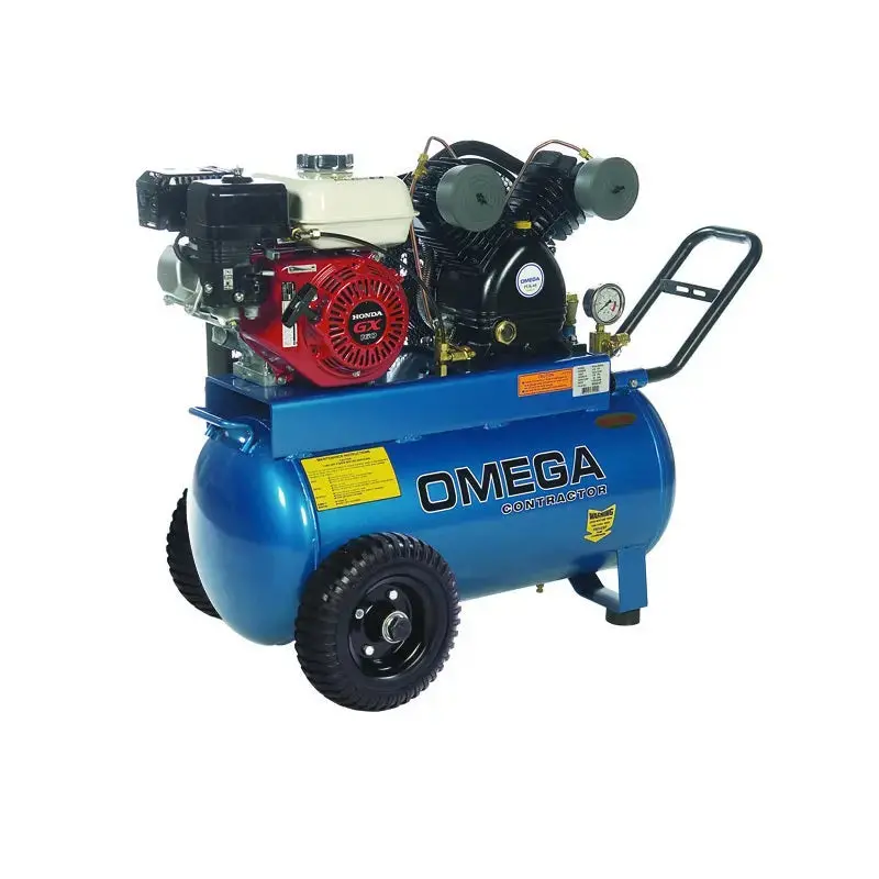 Omega Puk-9020G: 9Hp Honda-Powered Portable Air Compressor – 20 Gallon, 20.5 Cfm 1