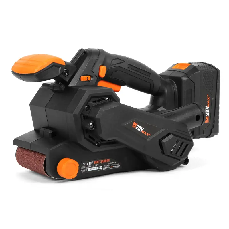 Wen 20418 Cordless Belt Sander Kit With 20V 4.0Ah Battery And Charger 1
