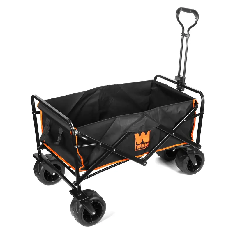 Wen Ga8080 Foldable Utility Wagon Cart With Heavy-Duty Frame 1