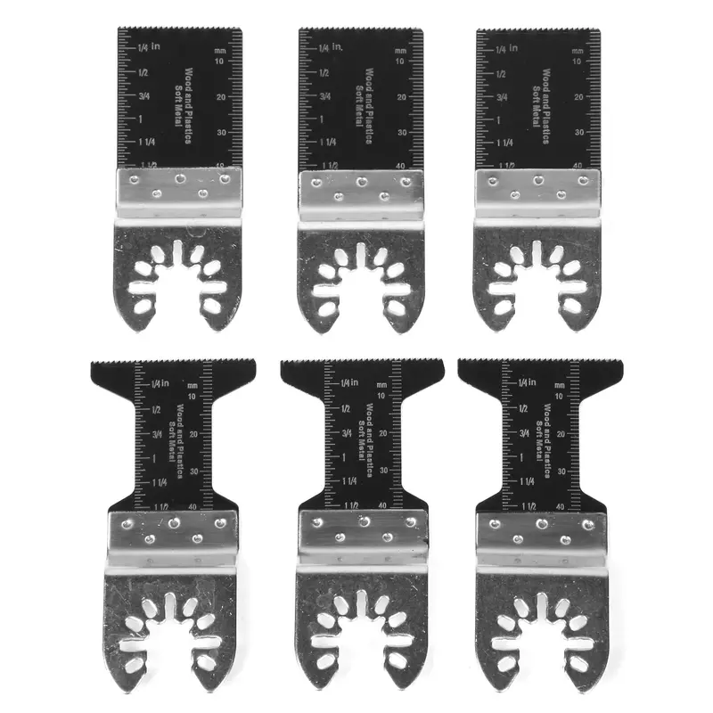 Wen Mtb206 Bi-Metal Cutting Blade Set – 6-Piece For Wood & Metal Oscillating Tools 1
