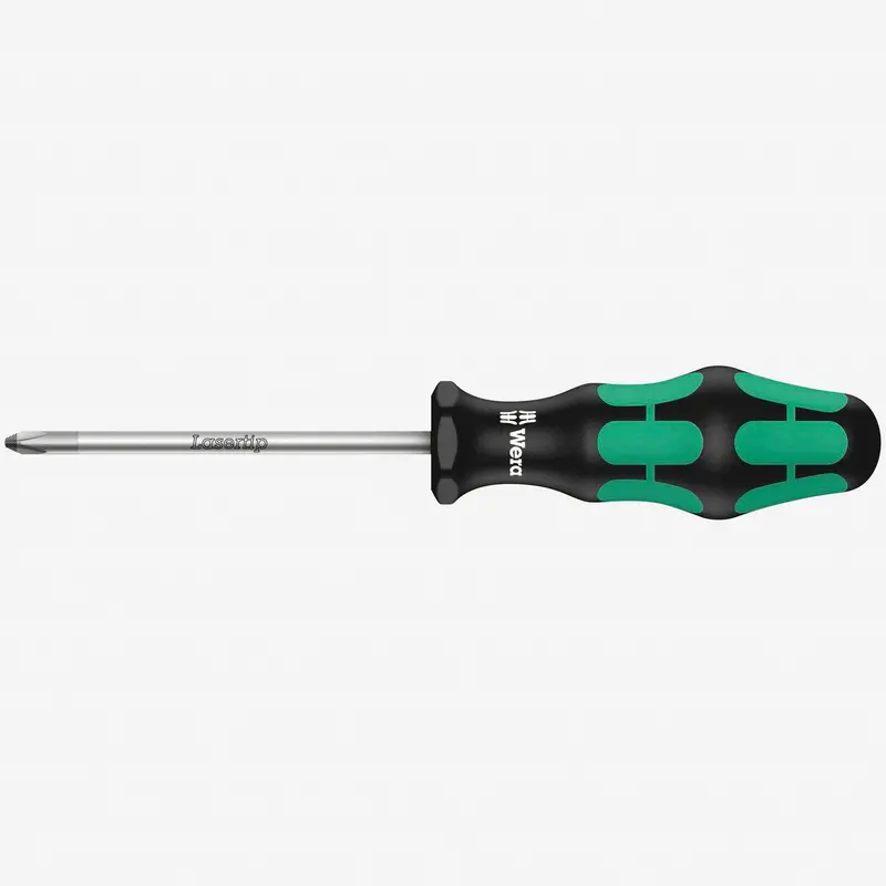 Wera Kraftform Series 300 Ph1 Phillips Screwdriver – 3-1/8" Length, Comfort-Grip Design 1