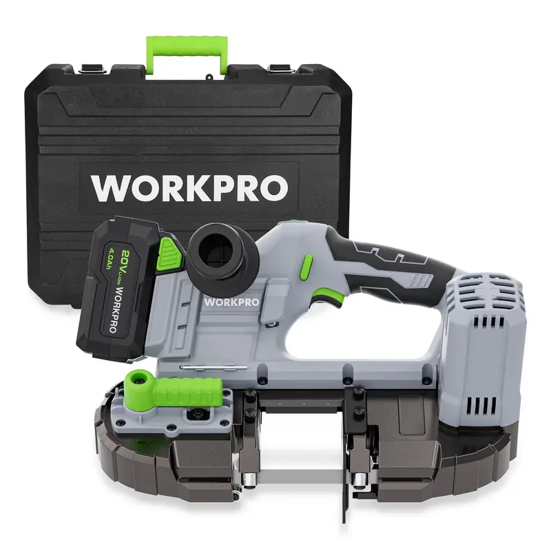 Workpro 20V Cordless Band Saw – 3.75" Cut Depth, 6-Speed Control (370–670 Rpm) For Metal & Wood 1