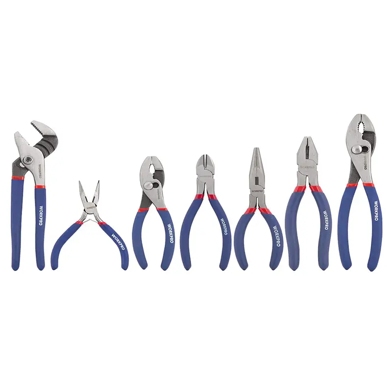 Workpro 7-Piece Multifunction Pliers Set – Versatile Hand Tools For Diy, Repair & Home Projects 1