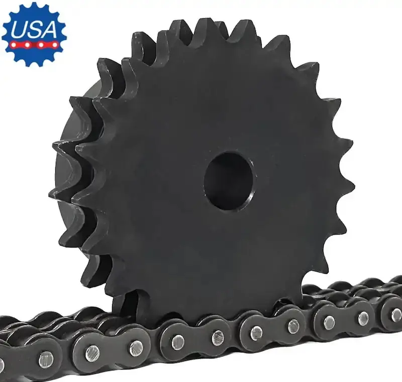 D50B22H Stock-Bore Sprocket – 50-Tooth, Type B, Heat-Treated Steel 1